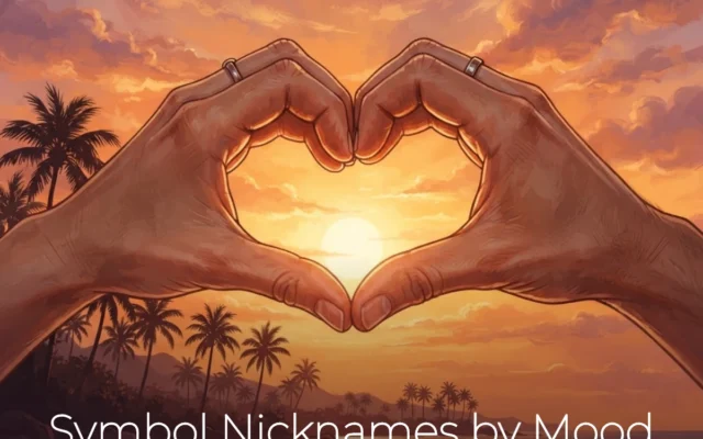 Symbol nicknames by mood ready to copy